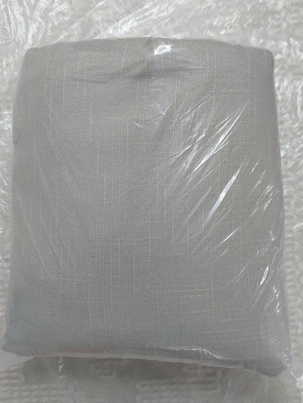 NWOT! Quince Cotton Slub Gray Darkening Curtains Set Of 2 Panels! 48